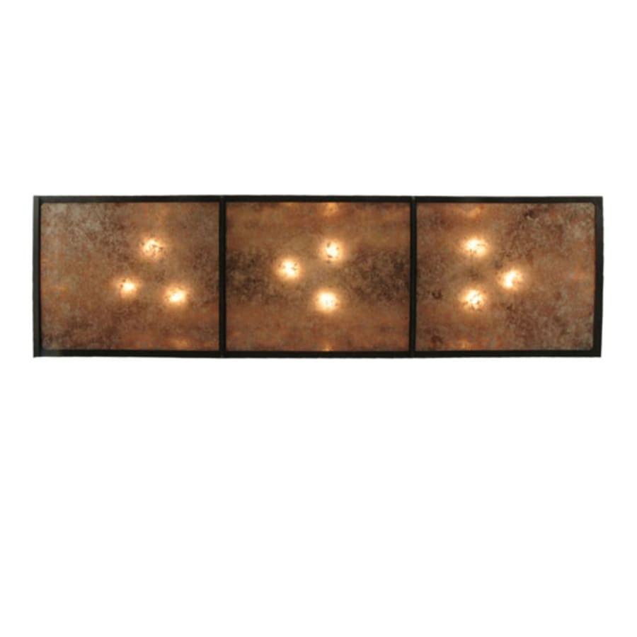 Meyda Tiffany Buffalo at Lake 9 Light 61" Wide Linear Pendant