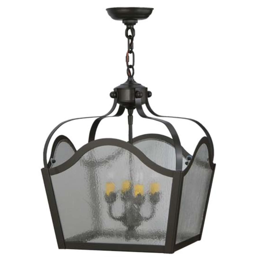 Meyda Tiffany Terena 4 Light 22" Wide Taper Candle Pendant