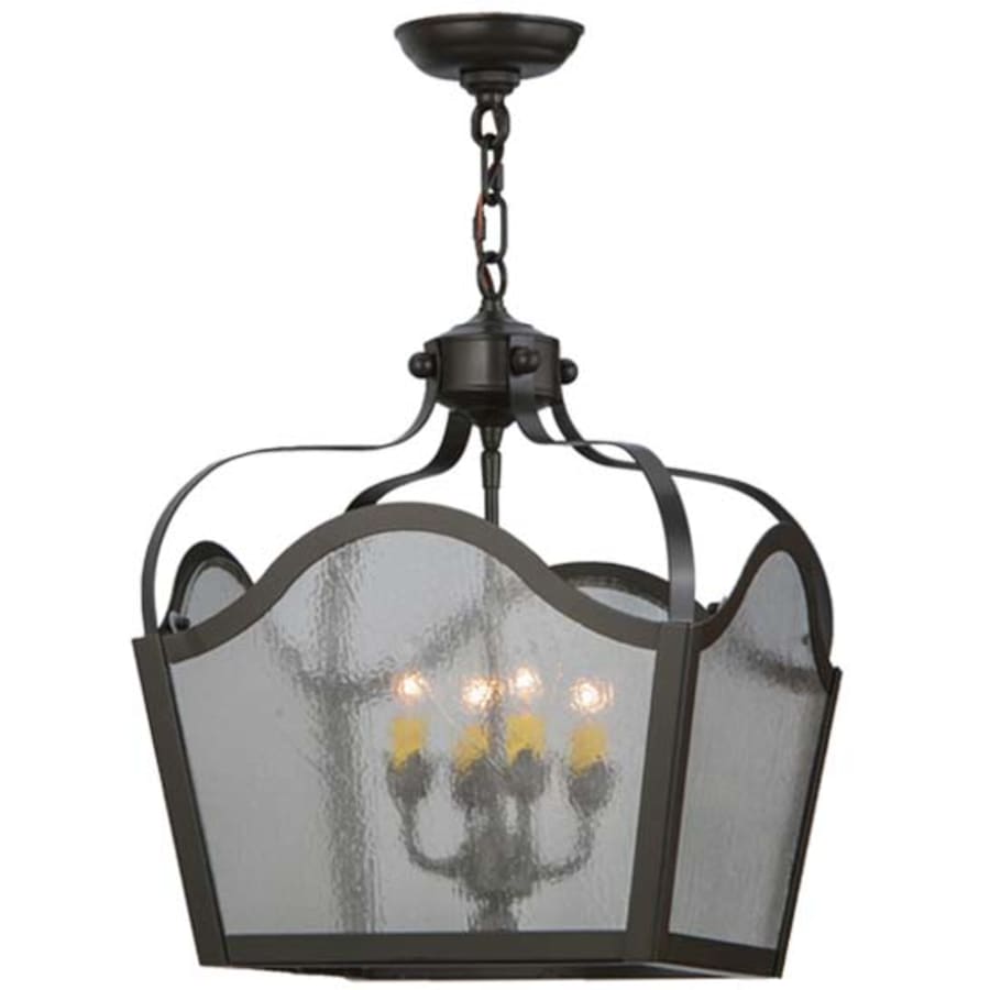 Meyda Tiffany Terena 4 Light 22" Wide Taper Candle Pendant