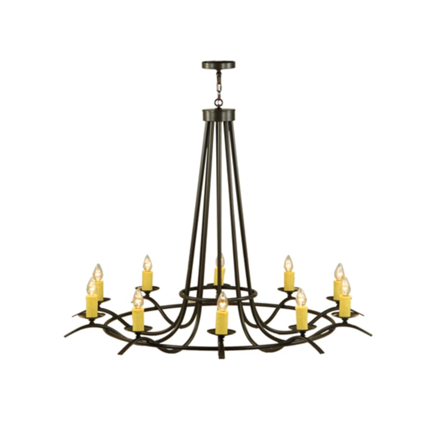 Meyda Tiffany Octavia 10 Light 58" Wide Taper Candle Style Chandelier