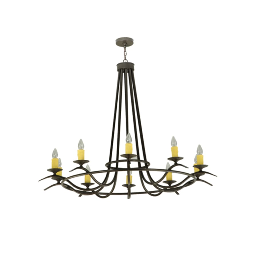 Meyda Tiffany Octavia 10 Light 58" Wide Taper Candle Style Chandelier