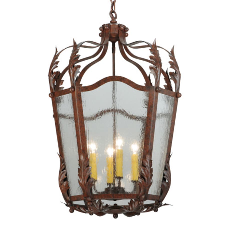 Meyda Tiffany Citadel 4 Light 22" Wide Taper Candle Pendant
