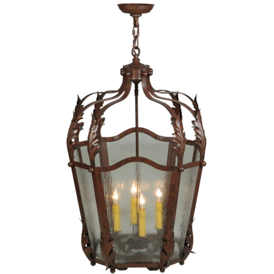 Meyda Tiffany Citadel 4 Light 22" Wide Taper Candle Pendant
