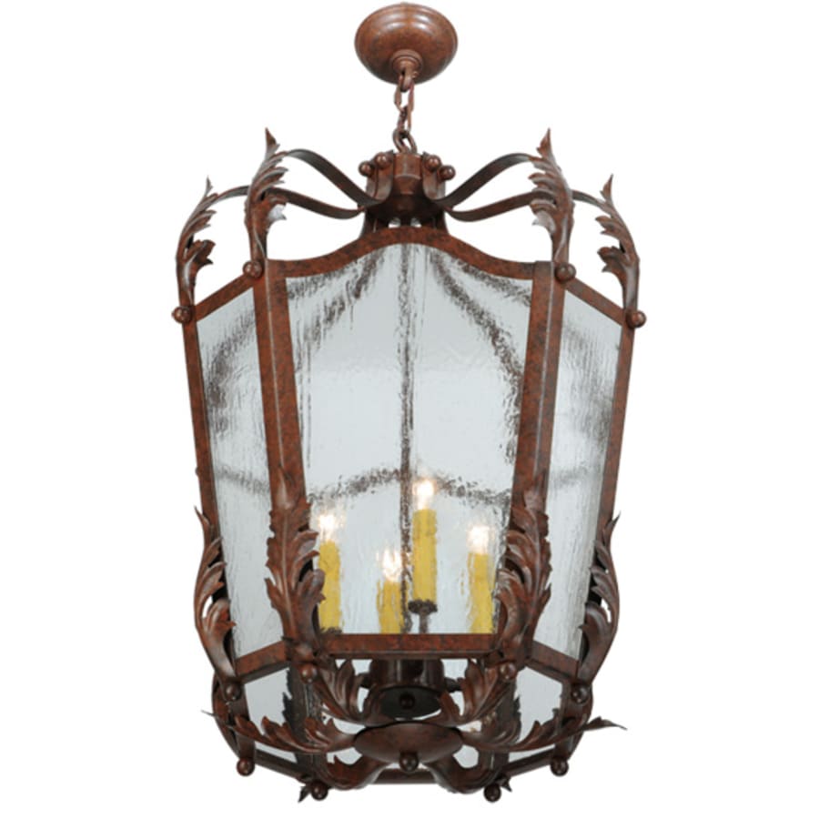 Meyda Tiffany Citadel 4 Light 22" Wide Taper Candle Pendant