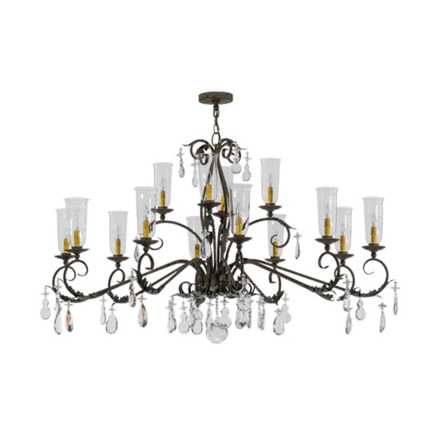 Meyda Tiffany Windsor 14 Light 50" Wide Crystal Candle Style Chandelier