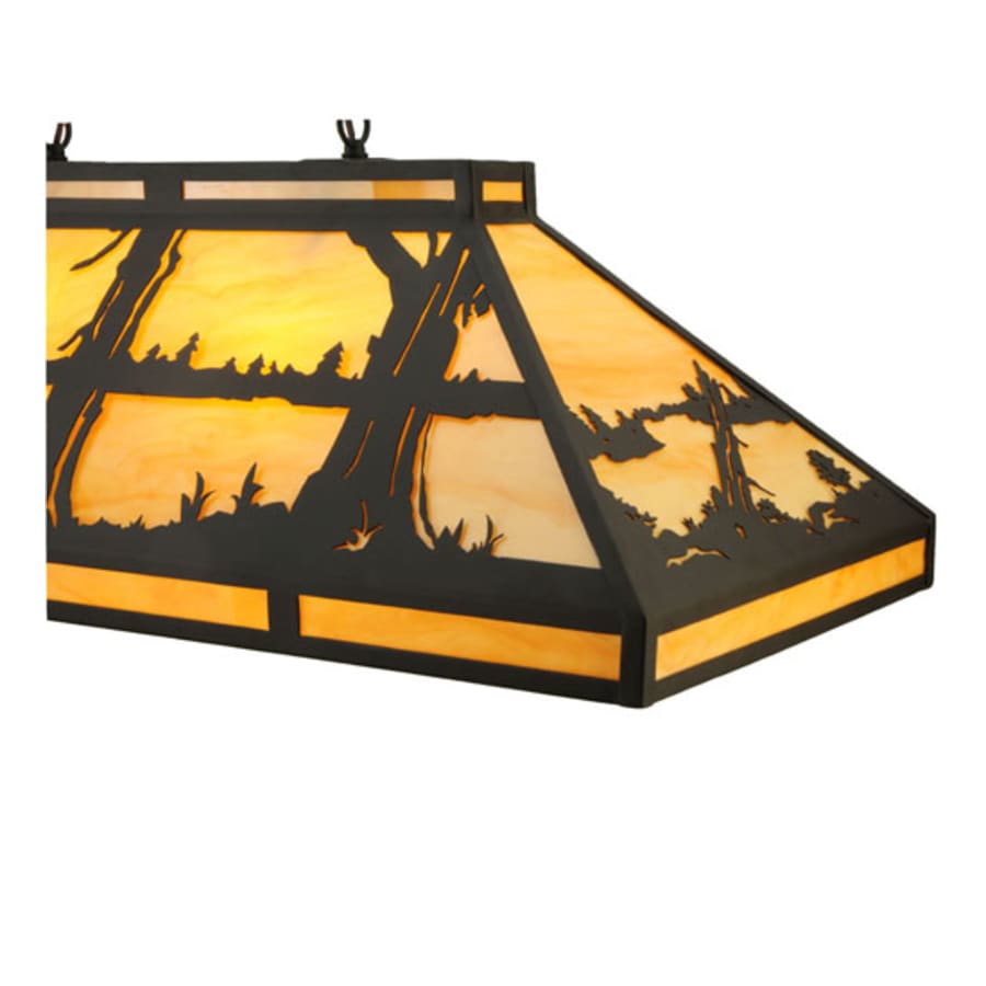 Meyda Tiffany Quiet Pond 6 Light 40" Wide Linear Pendant