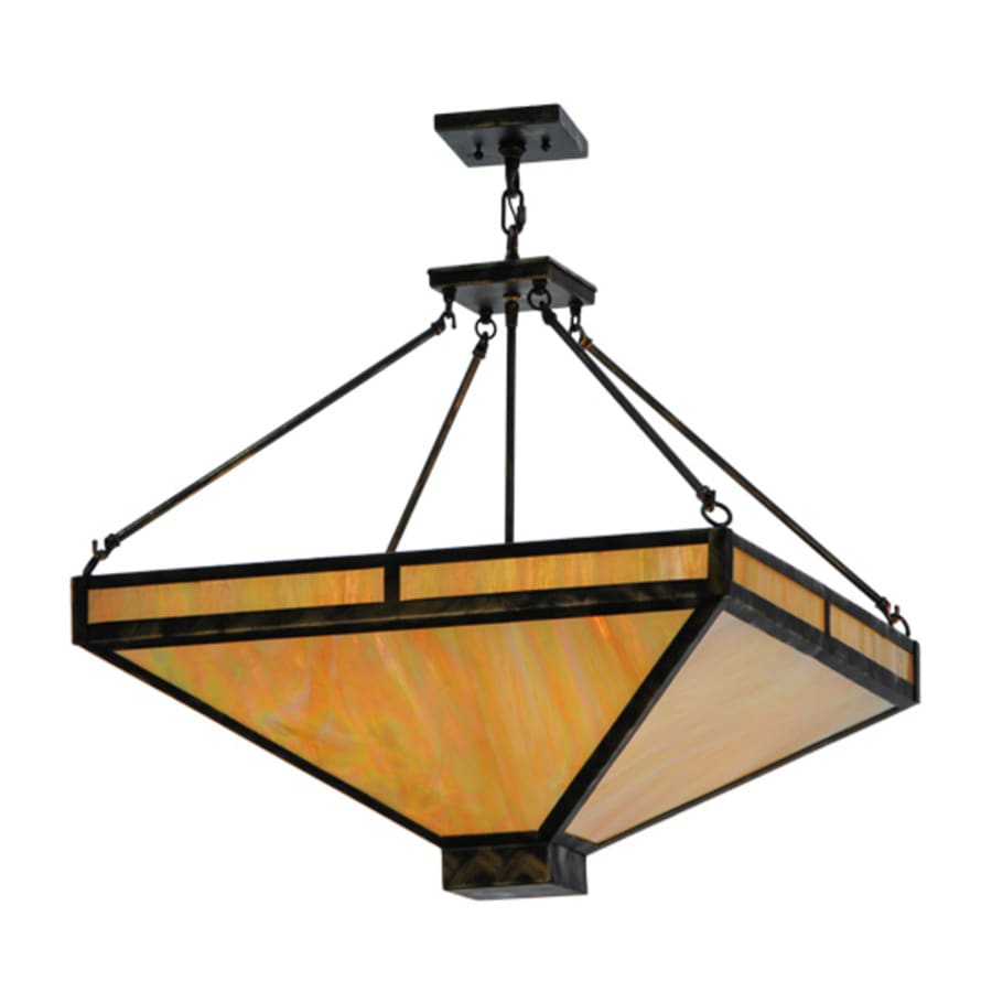 Meyda Tiffany Whitewing 4 Light 36" Wide Pendant