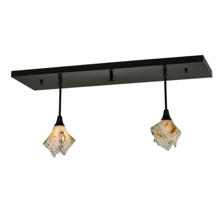 Meyda Tiffany Metro 2 Light 14" Wide Abstract Multi Light Pendant