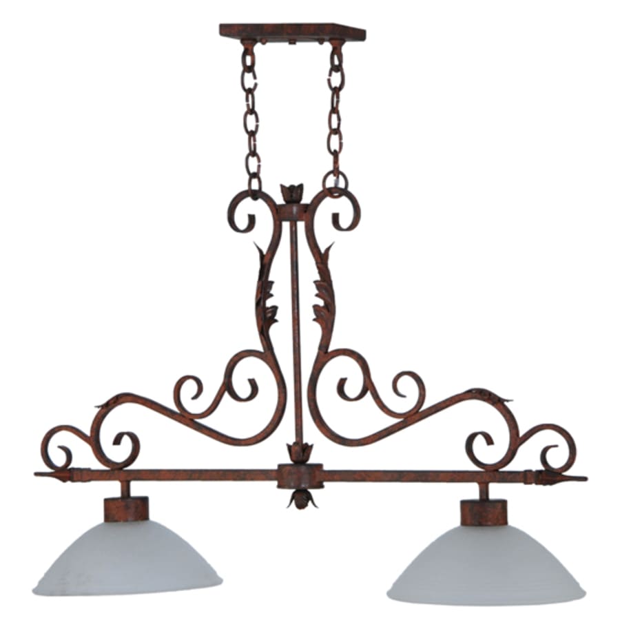 Meyda Tiffany Zamora 2 Light 40" Wide Linear Pendant
