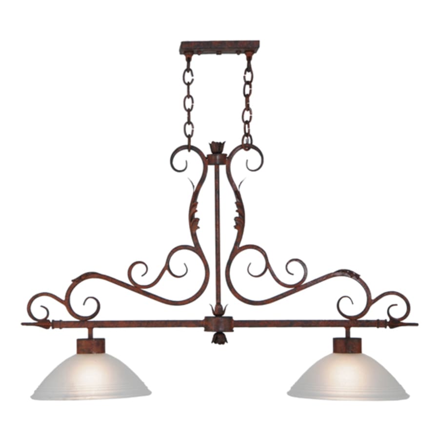 Meyda Tiffany Zamora 2 Light 40" Wide Linear Pendant