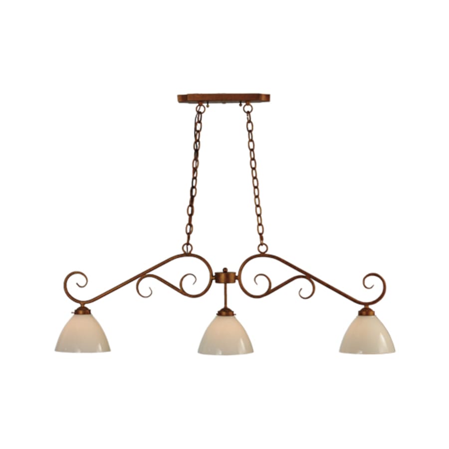 Meyda Tiffany Mona 3 Light 49" Wide Linear Pendant