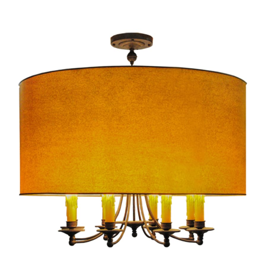 Meyda Tiffany Muirfield 8 Light 42" Wide Taper Candle Pendant