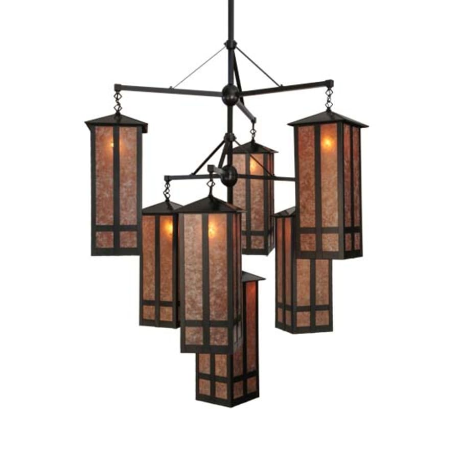 Meyda Tiffany Church 7 Light 47" Wide Chandelier