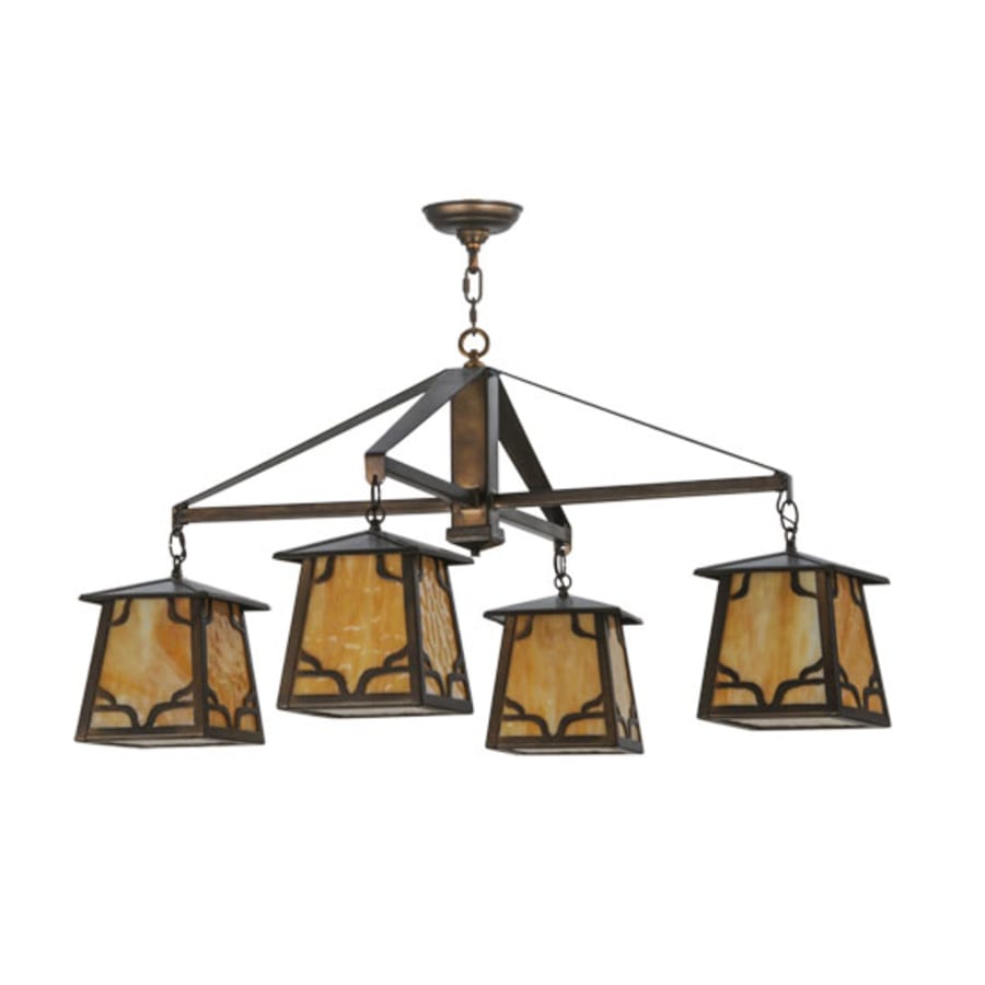 Meyda Tiffany Kirkpatrick 4 Light 41" Wide Chandelier