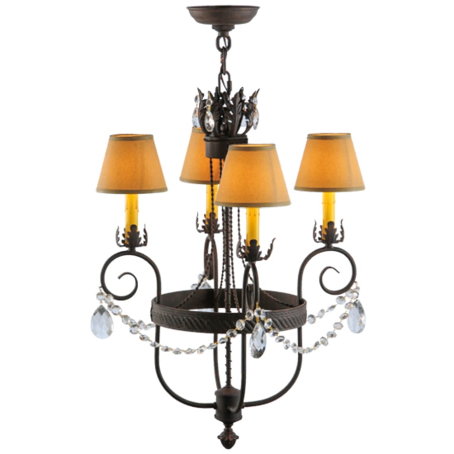 Meyda Tiffany Antonia 4 Light 19" Wide Multi Light Pendant
