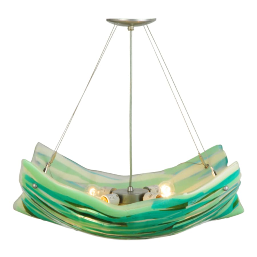 Meyda Tiffany La Spiaggia 4 Light 29" Wide Abstract Pendant