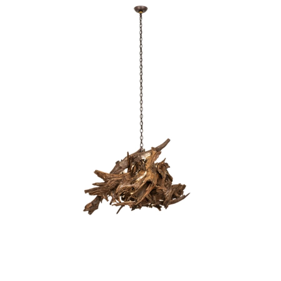 Meyda Tiffany Driftwood 38" Wide Abstract Pendant