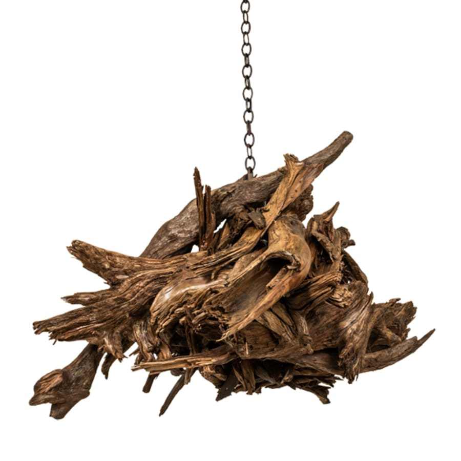 Meyda Tiffany Driftwood 38" Wide Abstract Pendant