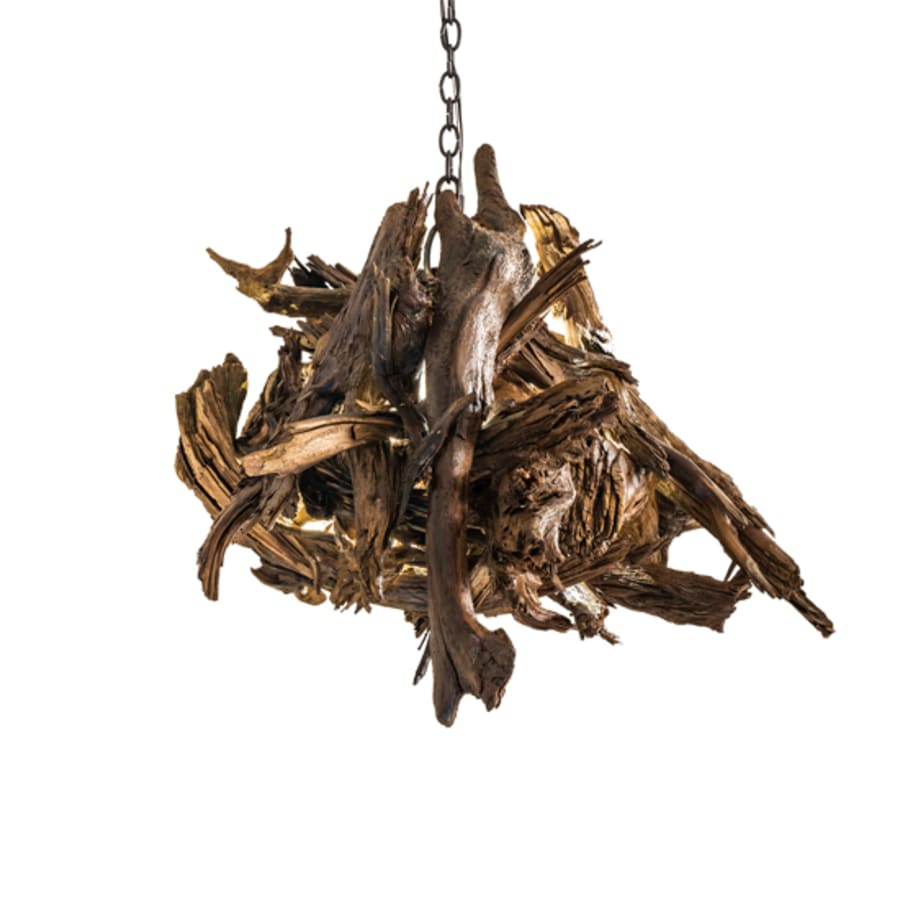 Meyda Tiffany Driftwood 38" Wide Abstract Pendant