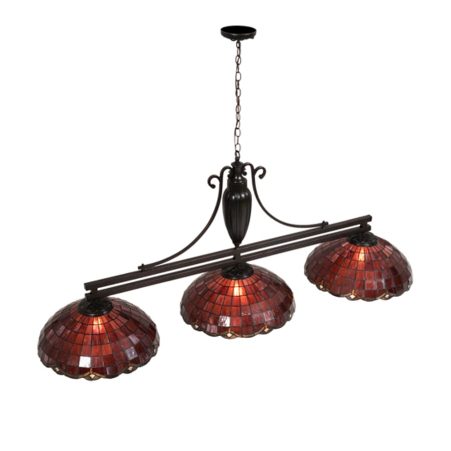 Meyda Tiffany Elan 3 Light 86" Wide Linear Pendant