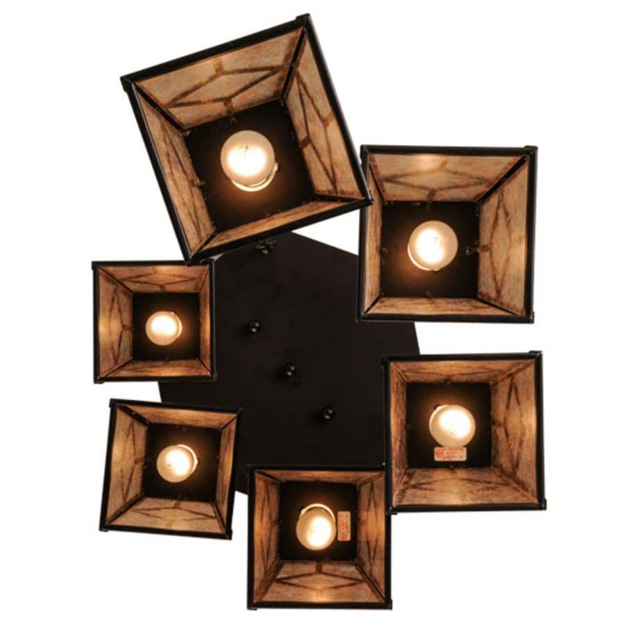 Meyda Tiffany Craftsman 6 Light 27" Wide Multi Light Pendant