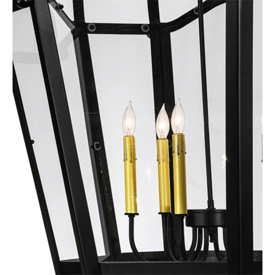 Meyda Tiffany Citadel 6 Light 33" Wide Taper Candle Pendant
