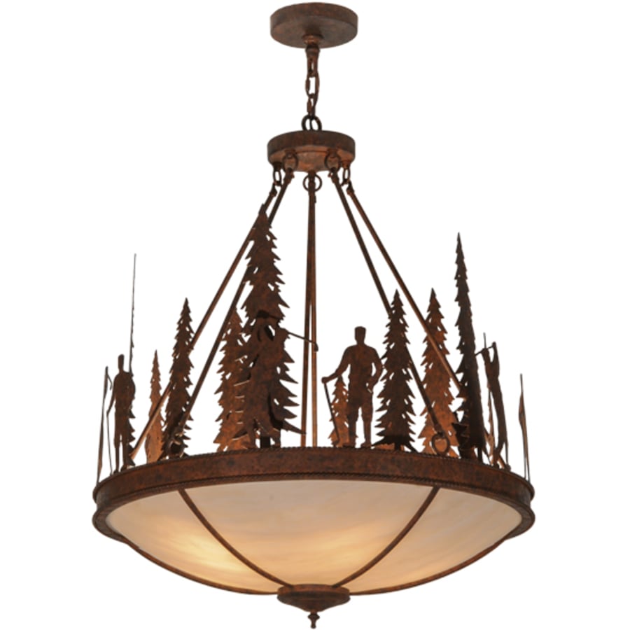 Meyda Tiffany Ironwood 5 Light 30" Wide Pendant