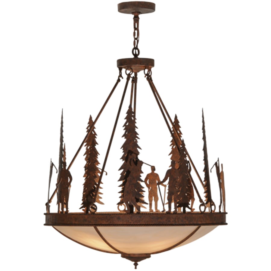Meyda Tiffany Ironwood 5 Light 30" Wide Pendant