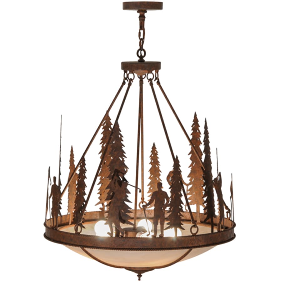Meyda Tiffany Ironwood 5 Light 30" Wide Pendant