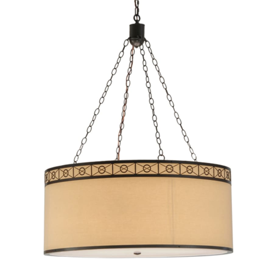 Meyda Tiffany Cilindro 6 Light 37" Wide Suspension Pendant