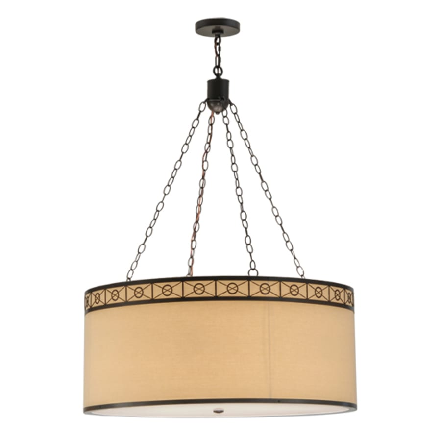 Meyda Tiffany Cilindro 6 Light 37" Wide Suspension Pendant