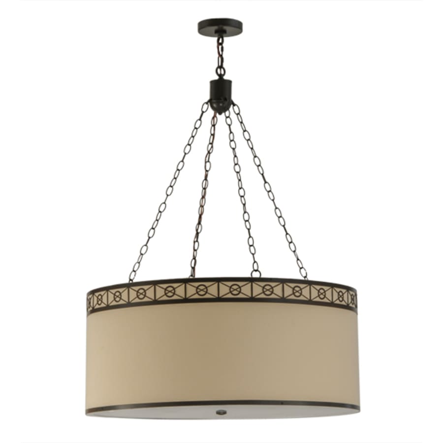 Meyda Tiffany Cilindro 6 Light 37" Wide Suspension Pendant