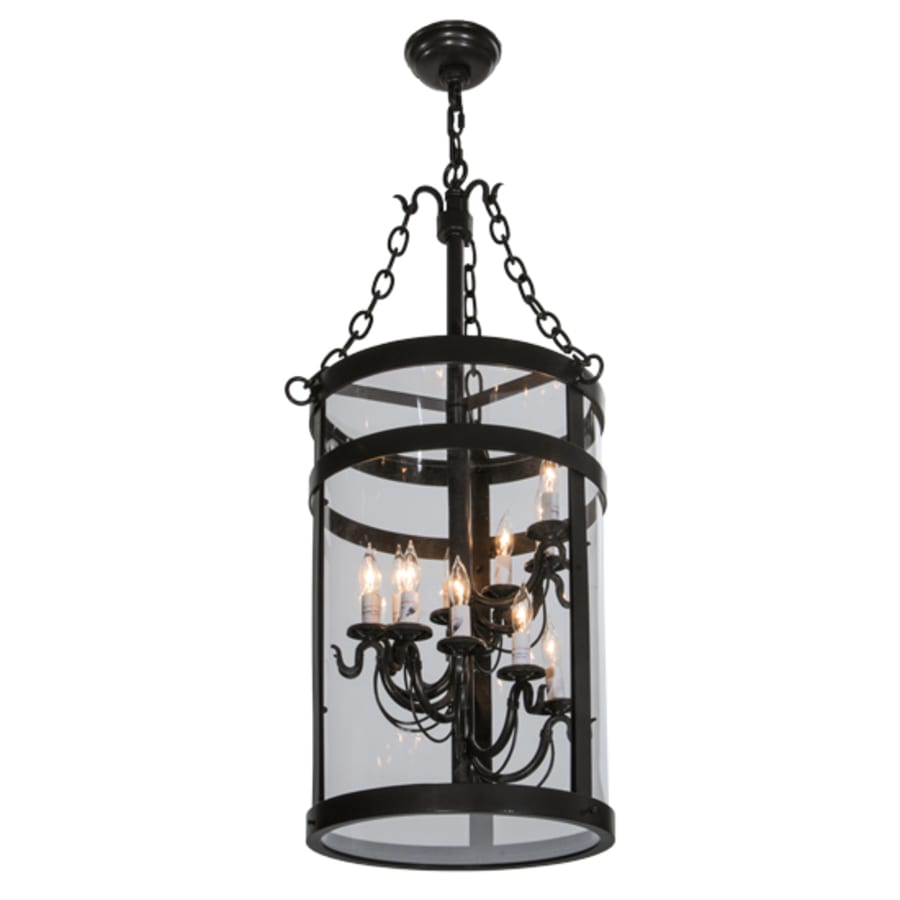 Meyda Tiffany Cilindro 11 Light 15" Wide Taper Candle Pendant
