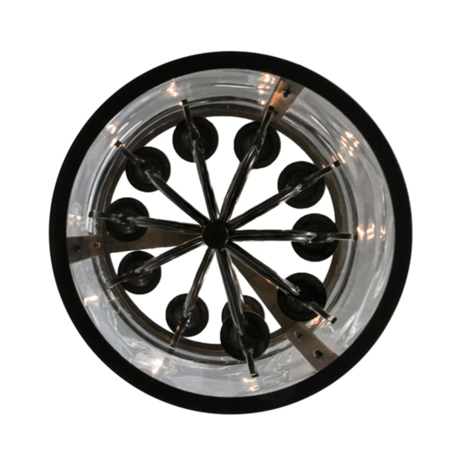 Meyda Tiffany Cilindro 11 Light 15" Wide Taper Candle Pendant