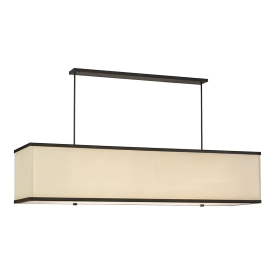 Meyda Tiffany Quadrato 5 Light 75" Wide Linear Pendant