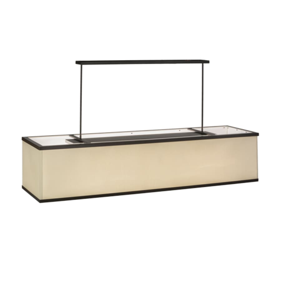 Meyda Tiffany Quadrato 5 Light 75" Wide Linear Pendant
