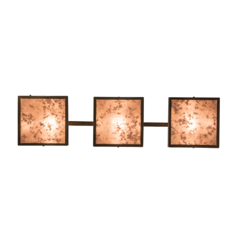 Meyda Tiffany Aspen Leaf 3 Light 30" Wide Linear Pendant