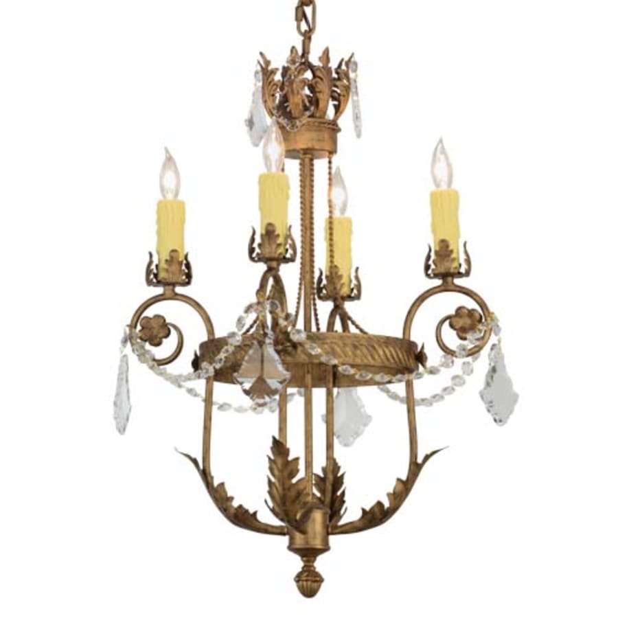 Meyda Tiffany Antonia 4 Light 18" Wide Taper Candle Multi Light Pendant