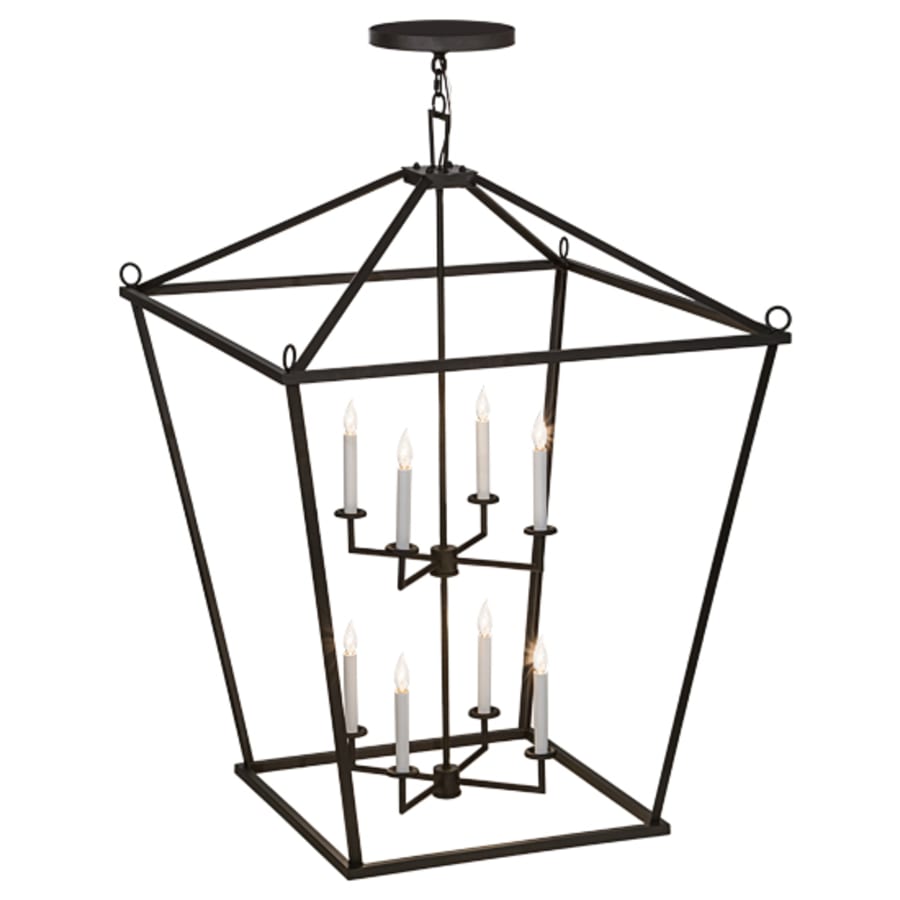 Meyda Tiffany Kitzi 8 Light 51" Wide Taper Candle Pendant