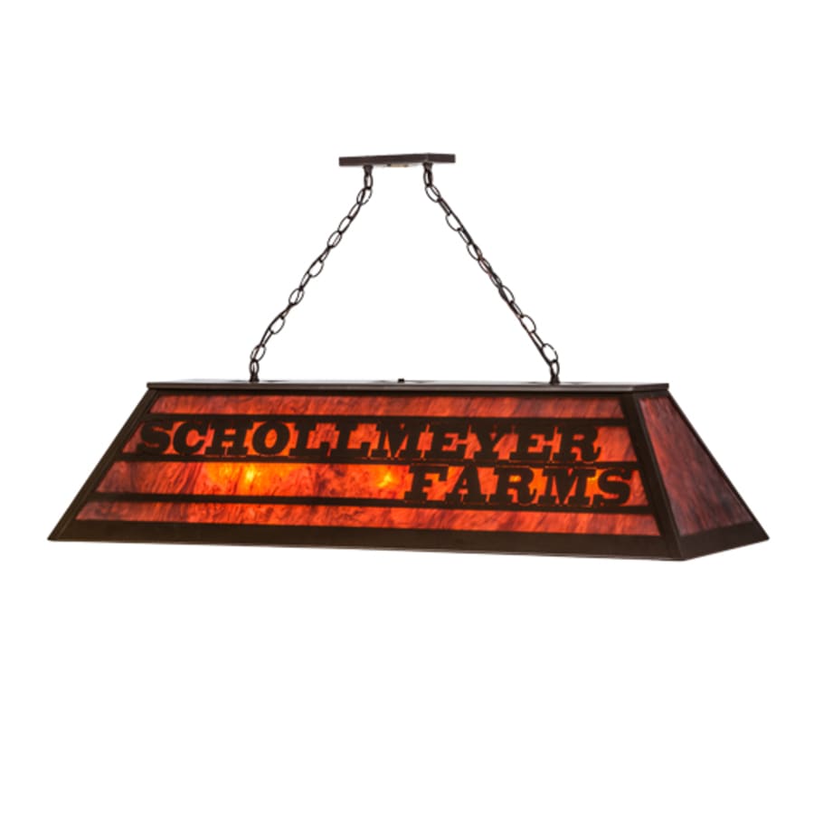 Meyda Tiffany Personalized 9 Light 48" Wide Linear Pendant