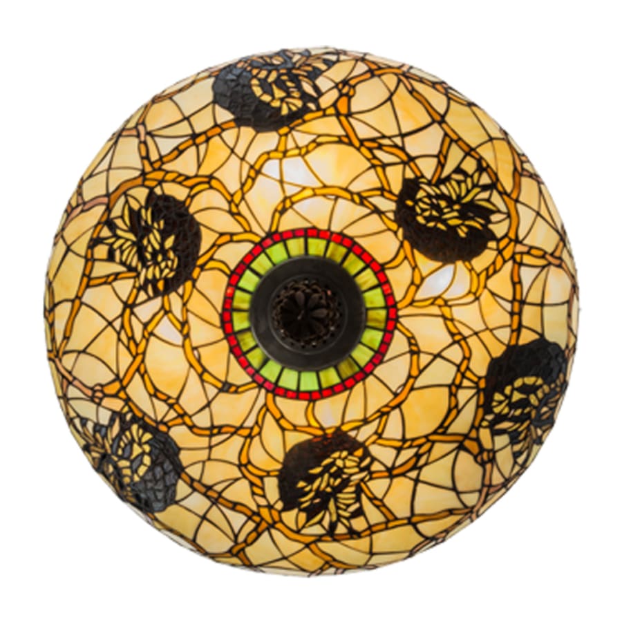 Meyda Tiffany Pinecone 4 Light 24" Wide Pendant