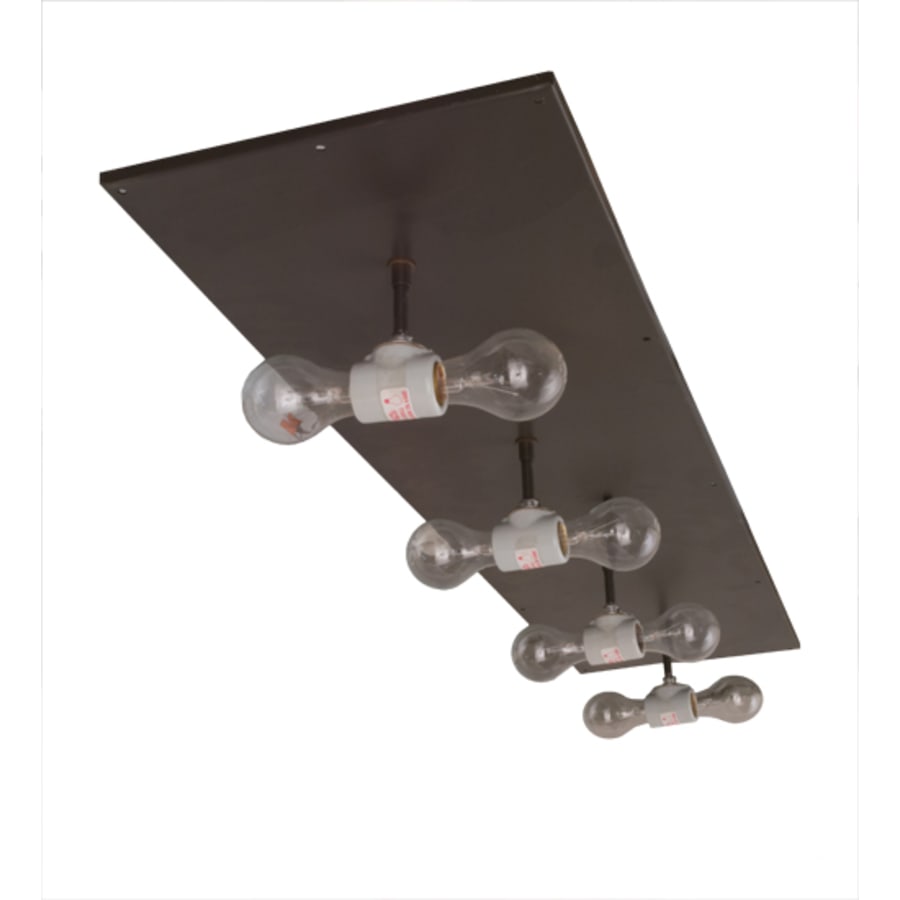 Meyda Tiffany Whispering Pines 8 Light 50" Wide Flush Mount Ceiling Fixture