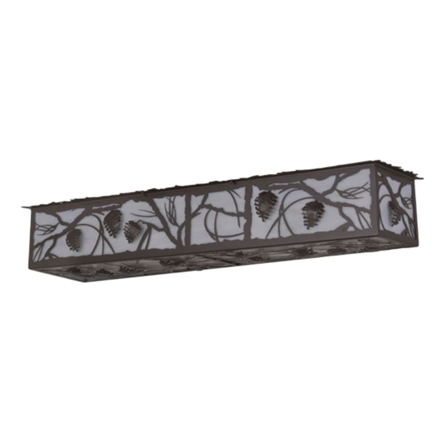 Meyda Tiffany Whispering Pines 8 Light 50" Wide Flush Mount Ceiling Fixture