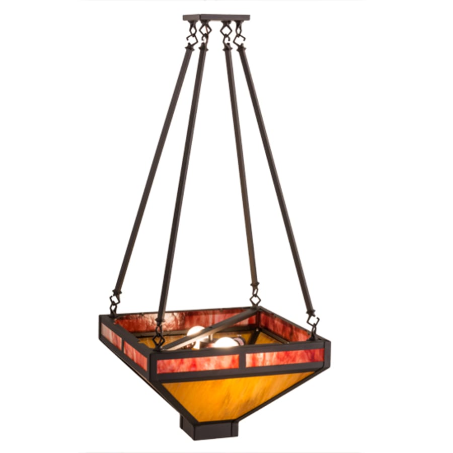 Meyda Tiffany Whitewing 2 Light 26" Wide Pendant