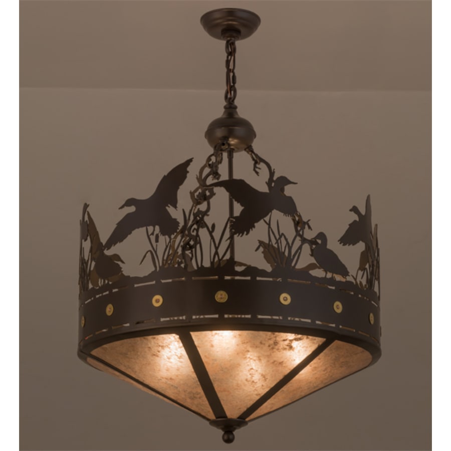 Meyda Tiffany Ducks in Flight 4 Light 24" Wide Pendant