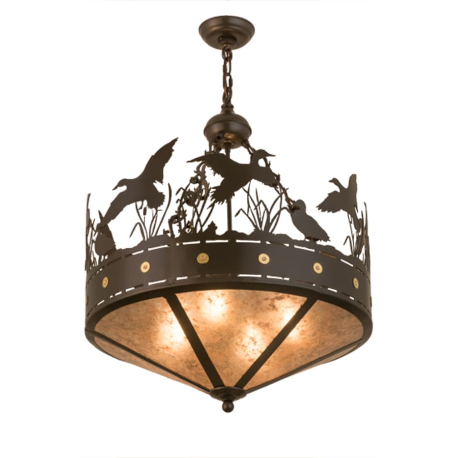 Meyda Tiffany Ducks in Flight 4 Light 24" Wide Pendant