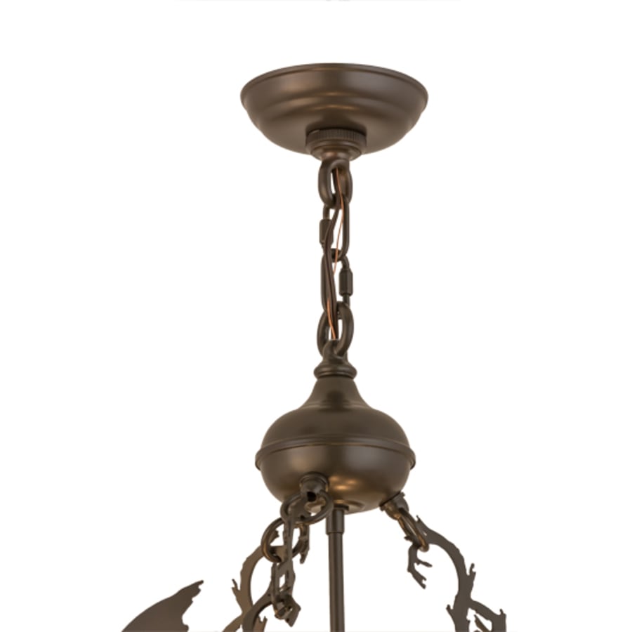Meyda Tiffany Ducks in Flight 4 Light 24" Wide Pendant