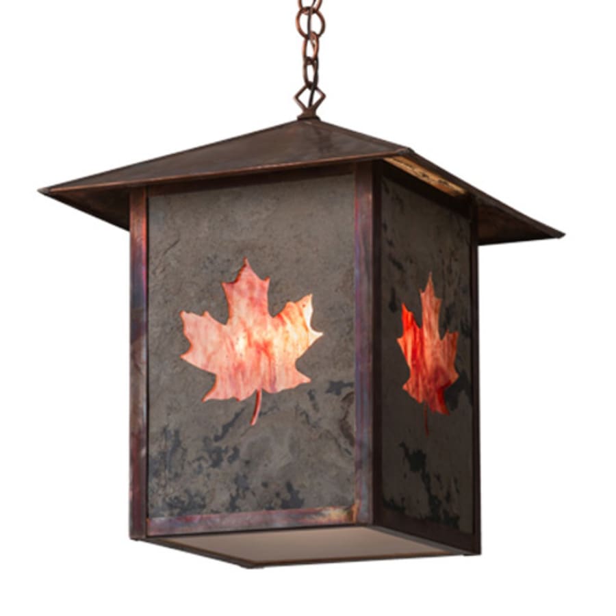Meyda Tiffany Maple Leaf 2 Light 23" Wide Pendant