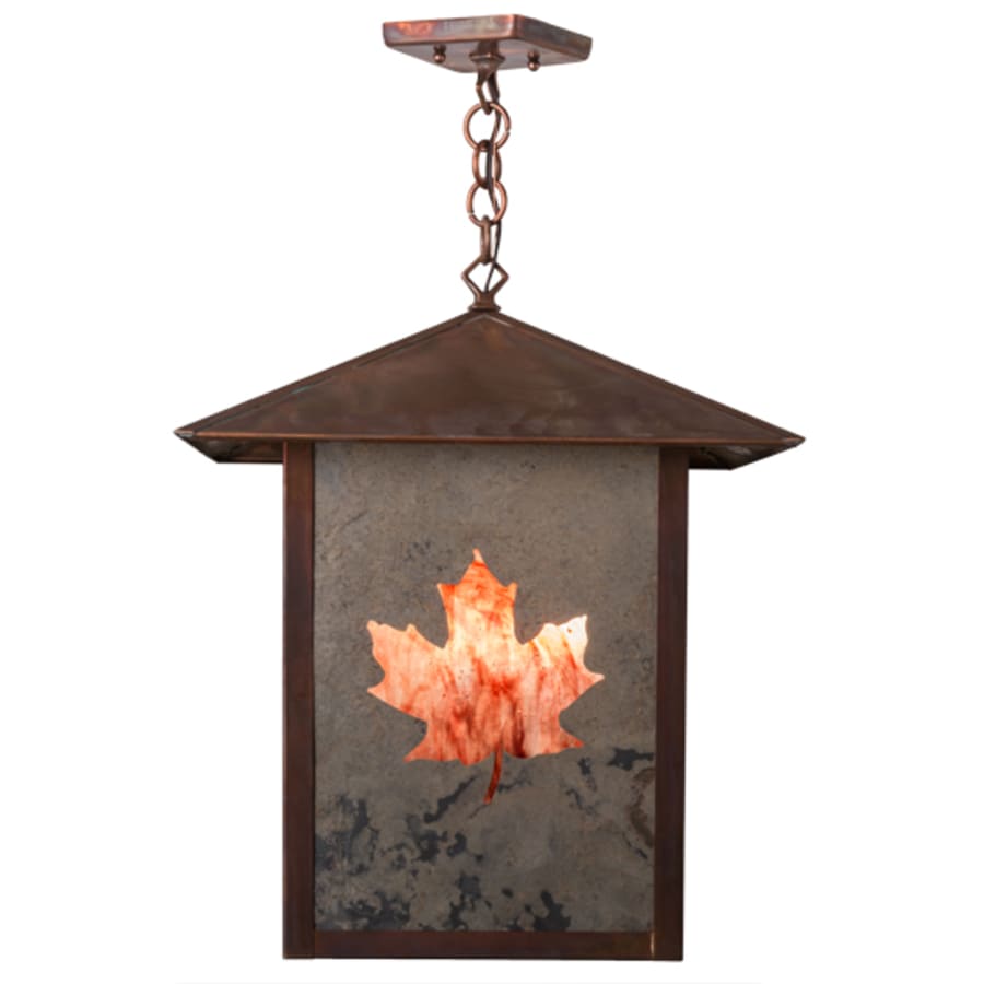 Meyda Tiffany Maple Leaf 2 Light 23" Wide Pendant