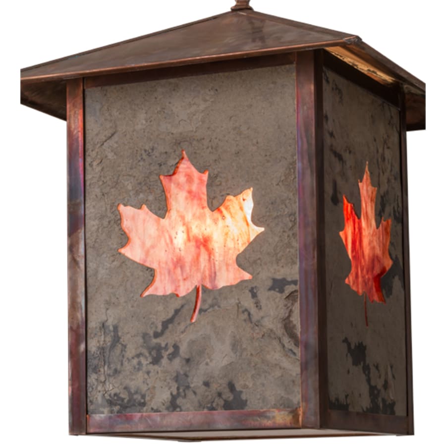 Meyda Tiffany Maple Leaf 2 Light 23" Wide Pendant